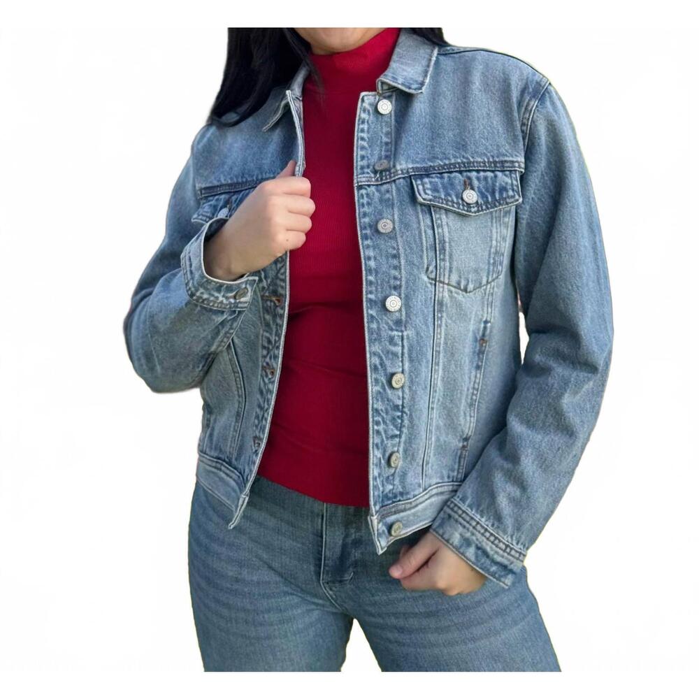NEW JUDY BLUE magic trick jacket in denim